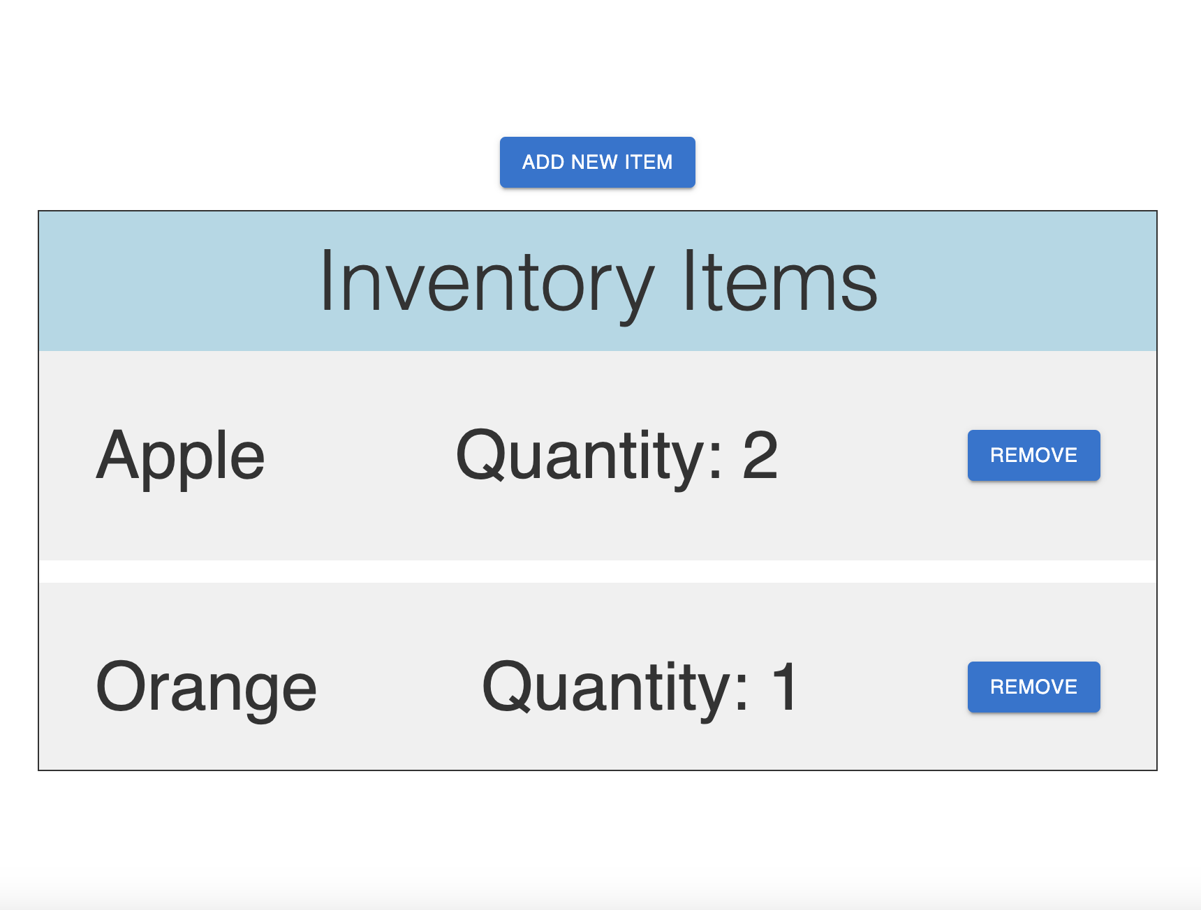 Inventory Manager Web App